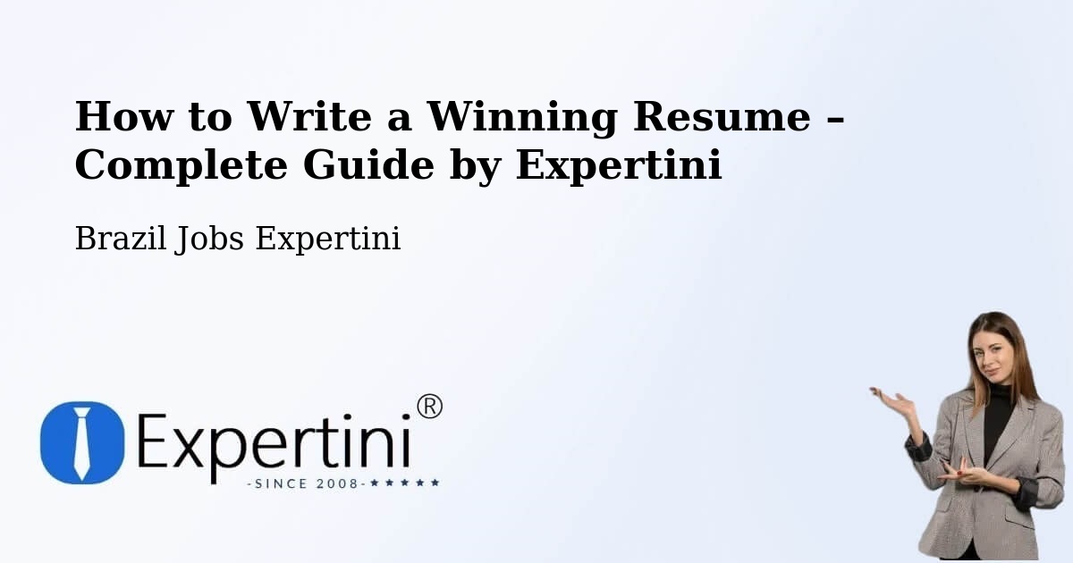 Resume Writing Guide for Job Seekers – Aracaju - Aracaju, Brazil Jobs Expertini